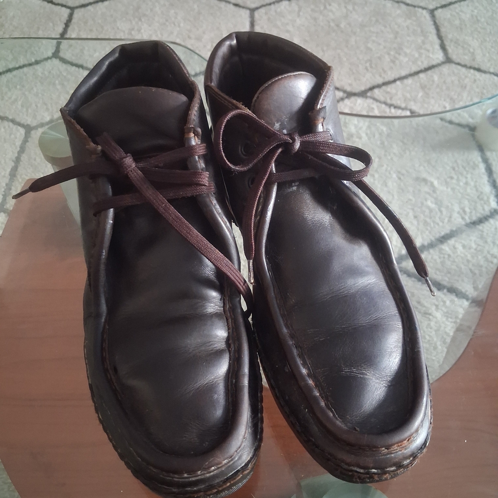 Ermenegildo Zegna Dark Brown Chukka Boots
